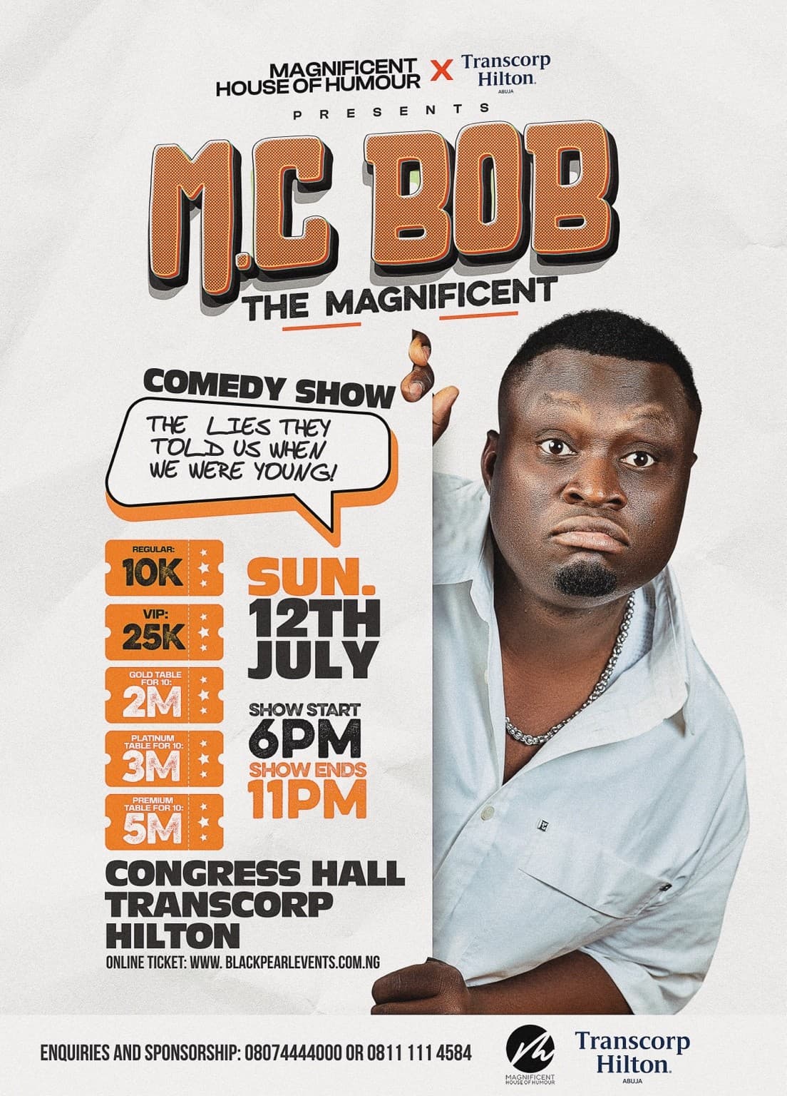 MC BOB THE MAGNIFICENT: the lies they told us when we were young!